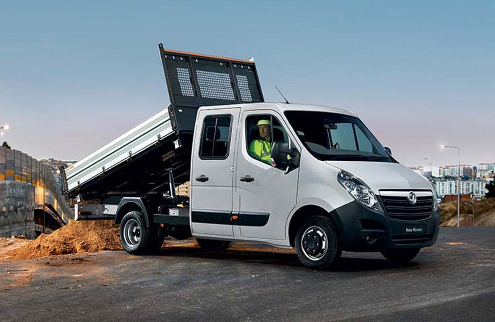 New Vauxhall Movano Crew Cab Tipper for Sale | SLM Vauxhall