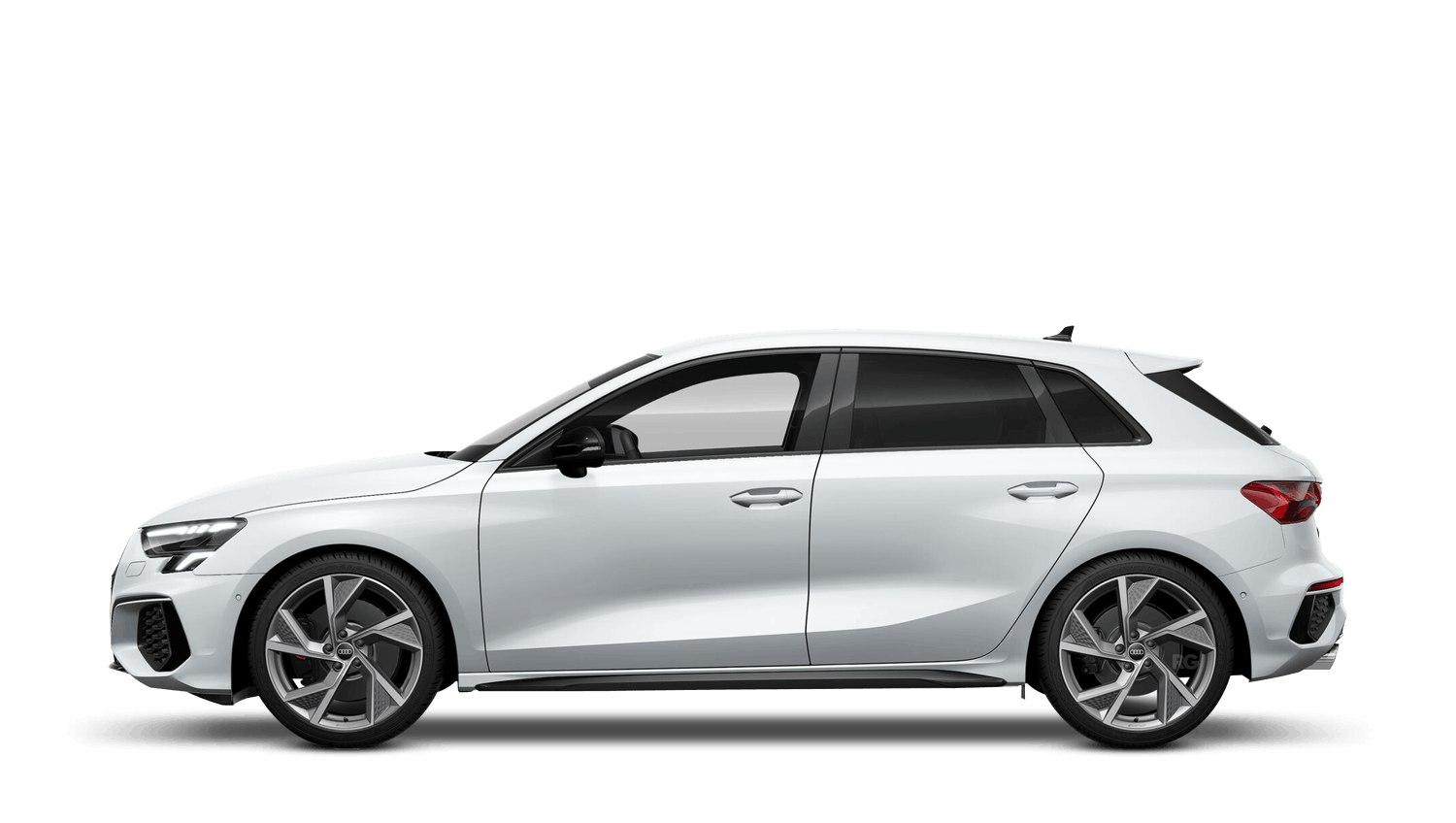 Glacier White (Metallic) Audi S3 Sportback