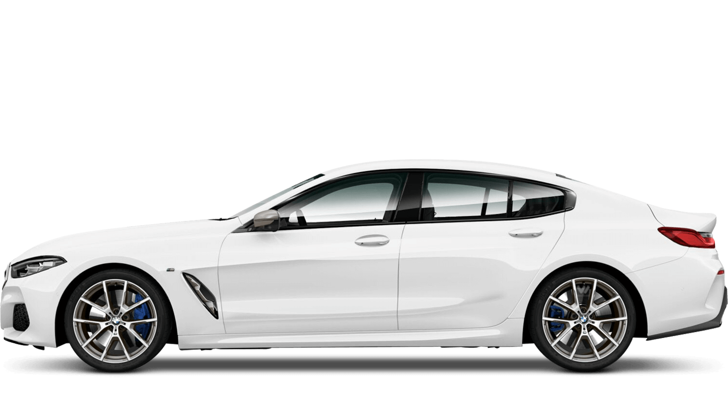 Alpine White BMW 8 Series Gran Coupé