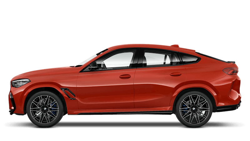 Bmw x6m red