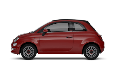 New FIAT 500C (red)