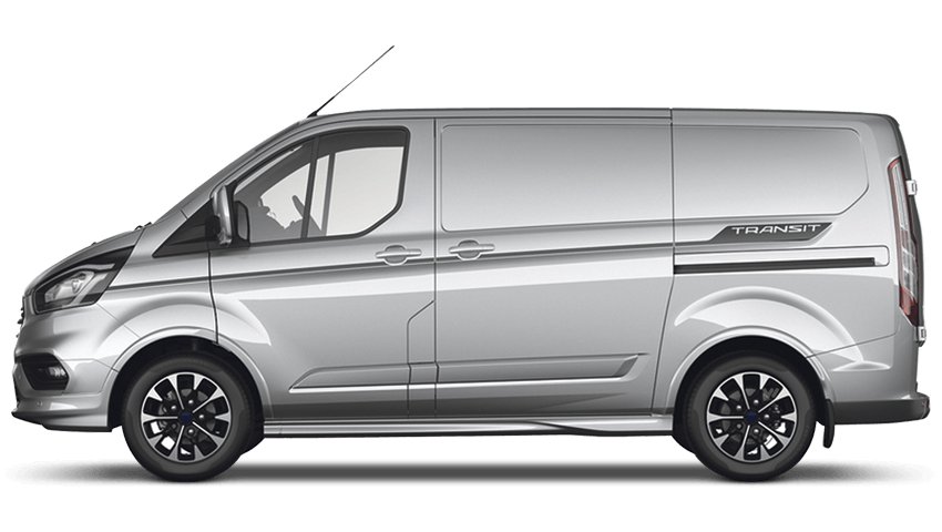 ford transit custom moondust silver