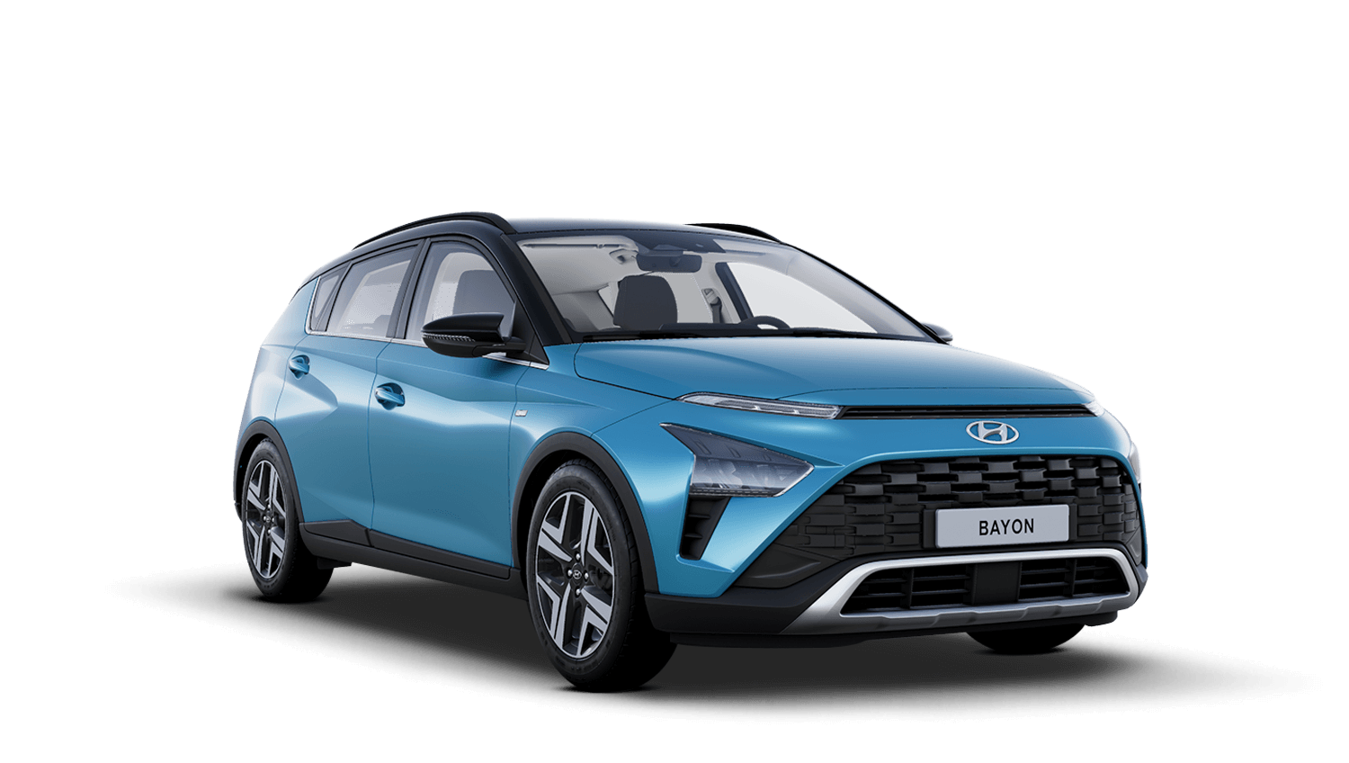 Aqua Turquoise with Phantom Black Roof Hyundai Bayon