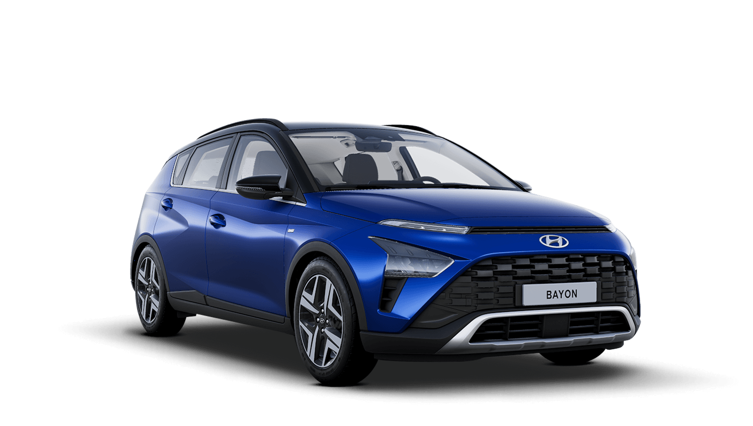 Intense Blue with Phantom Black Roof Hyundai Bayon