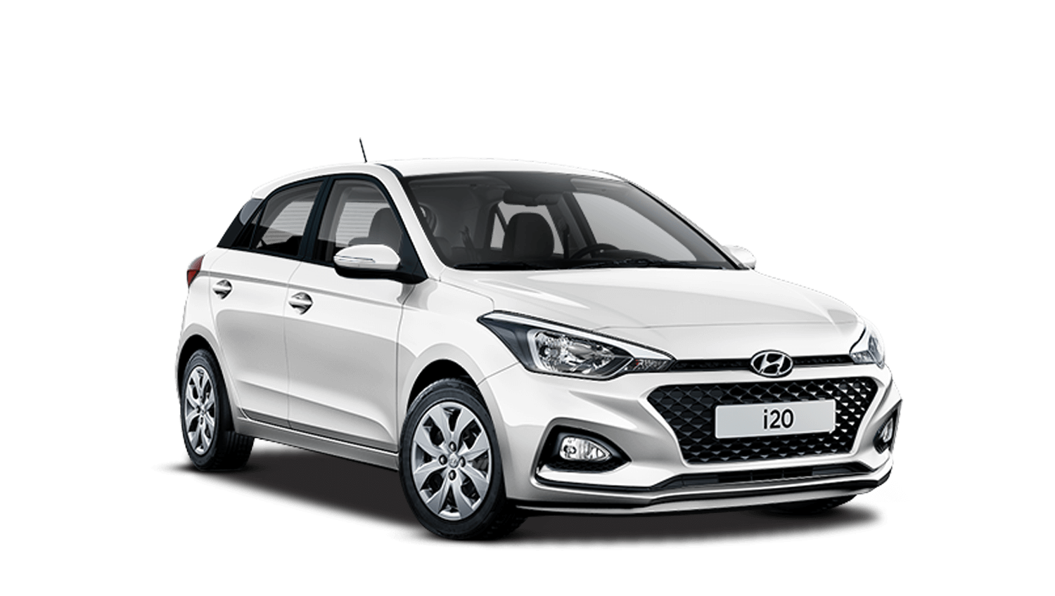 Polar White Hyundai i20