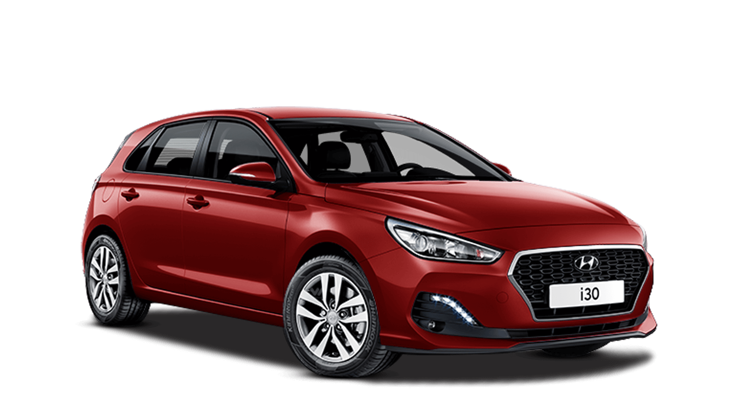 Fiery Red Hyundai I30