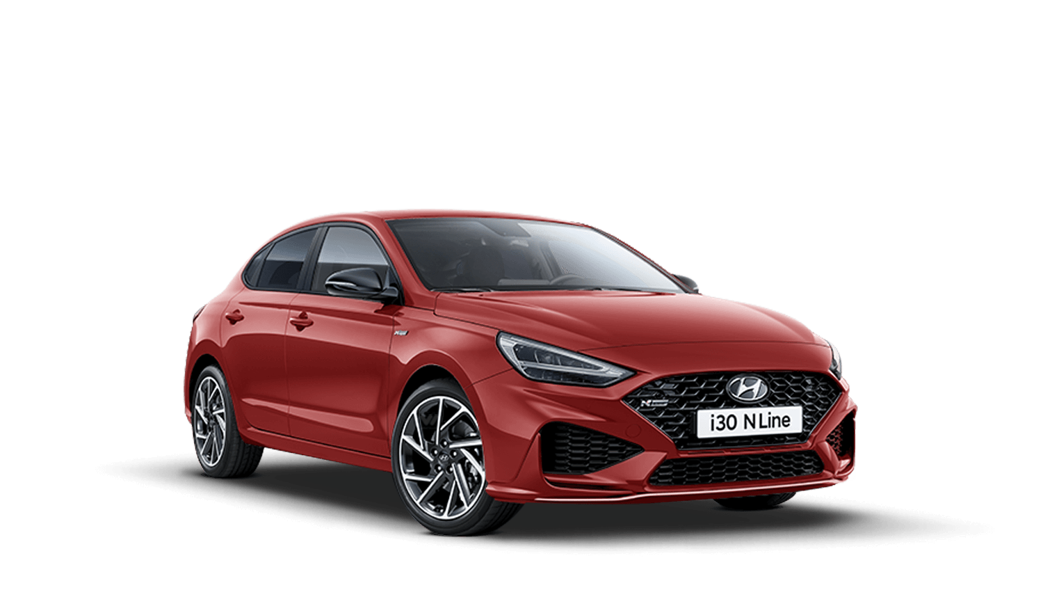 Engine Red Hyundai I30 Fastback