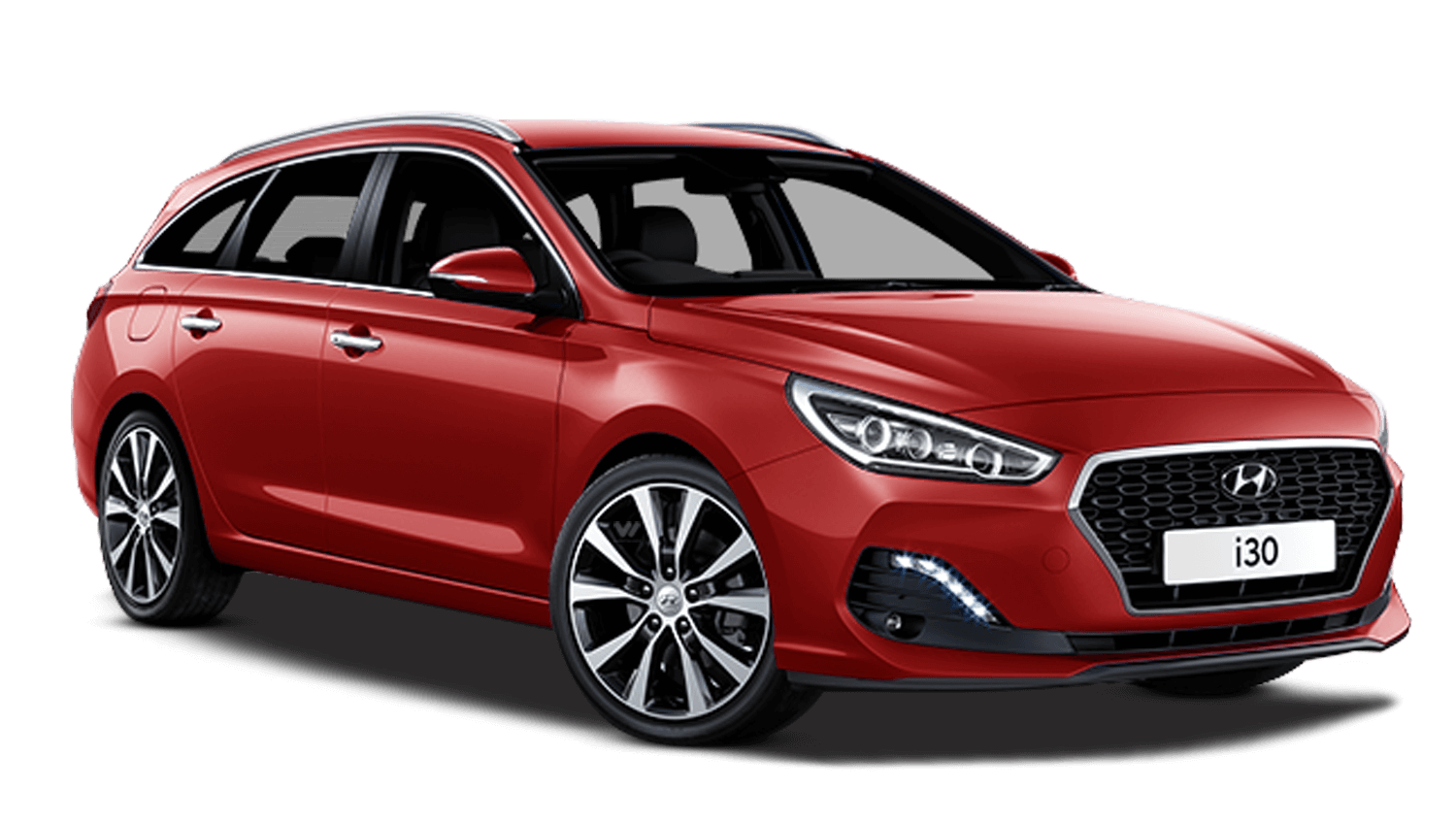 Engine Red Hyundai I30 Tourer