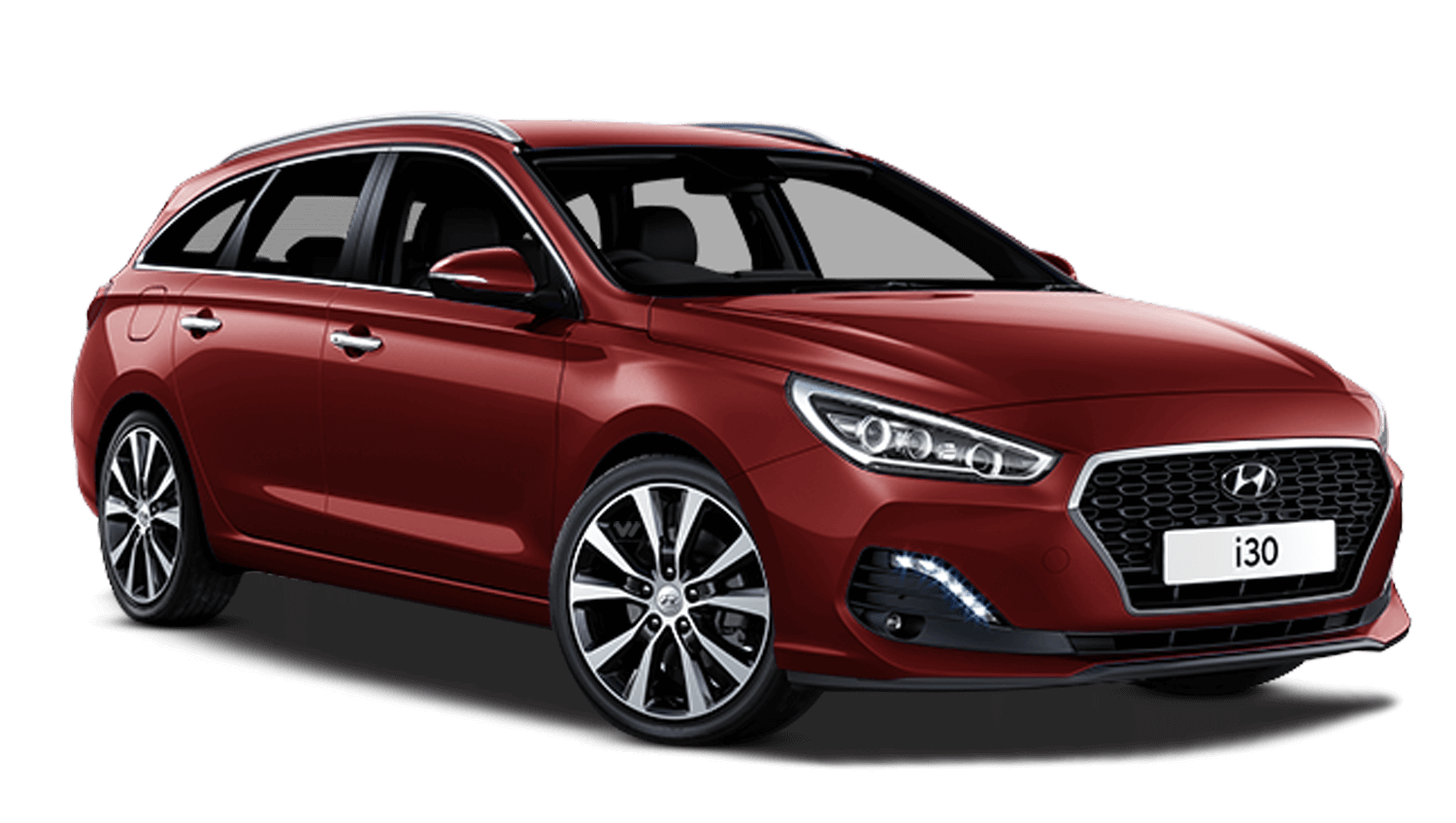 Fiery Red Hyundai I30 Tourer