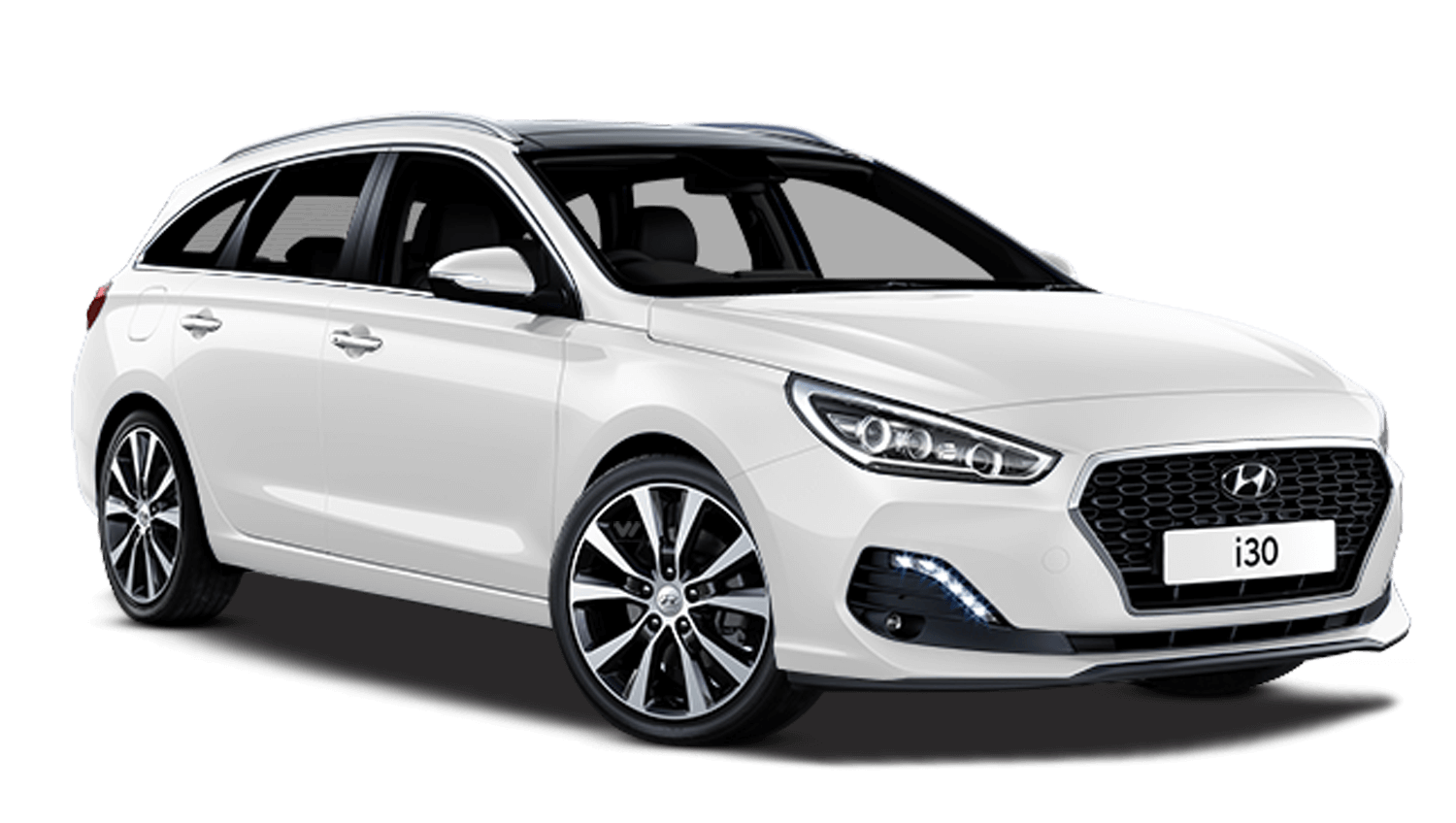 Polar White Hyundai I30 Tourer