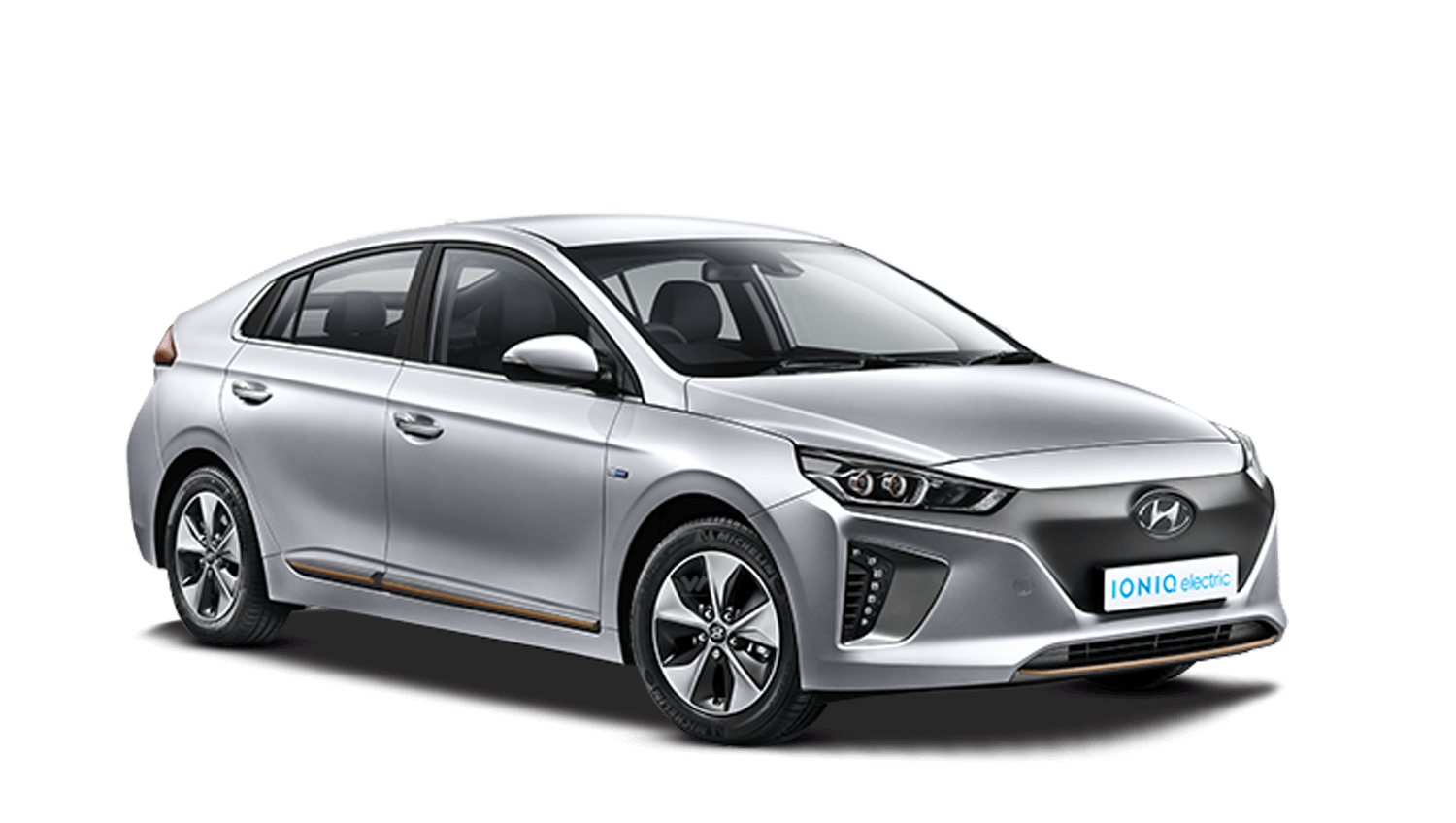 Platinum Silver Hyundai Ioniq Electric
