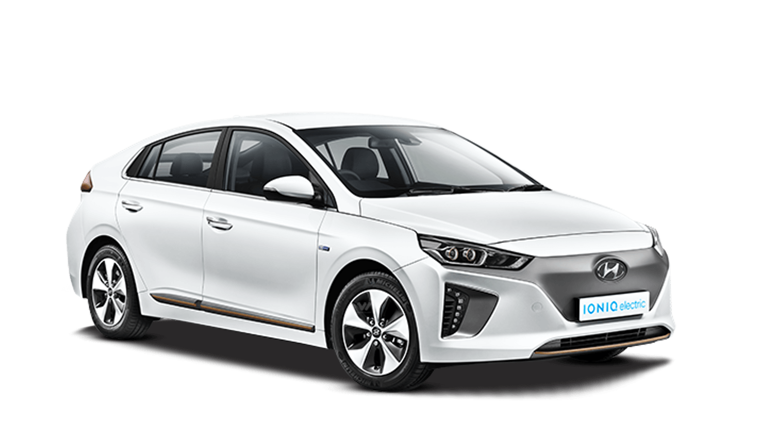 Polar White Hyundai Ioniq Electric