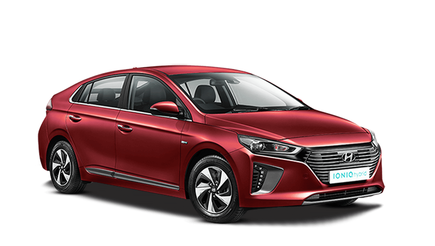 Fiery Red Hyundai Ioniq Hybrid