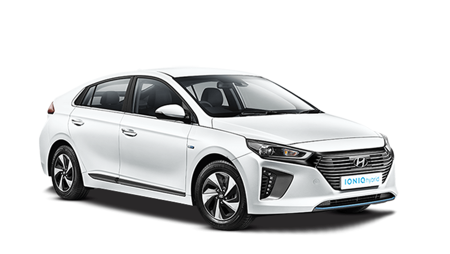 Polar White Hyundai Ioniq Hybrid