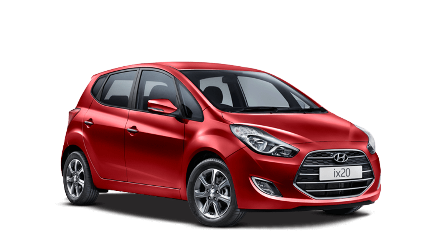 Fiery Red Hyundai ix20