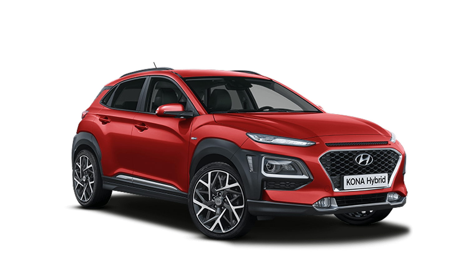 Pulse Red Hyundai KONA Hybrid
