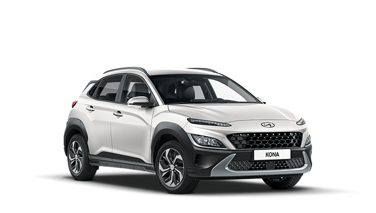 Atlas White New Hyundai KONA Hybrid