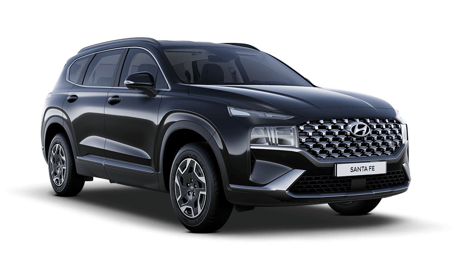 Phantom Black Hyundai Santa Fe Hybrid