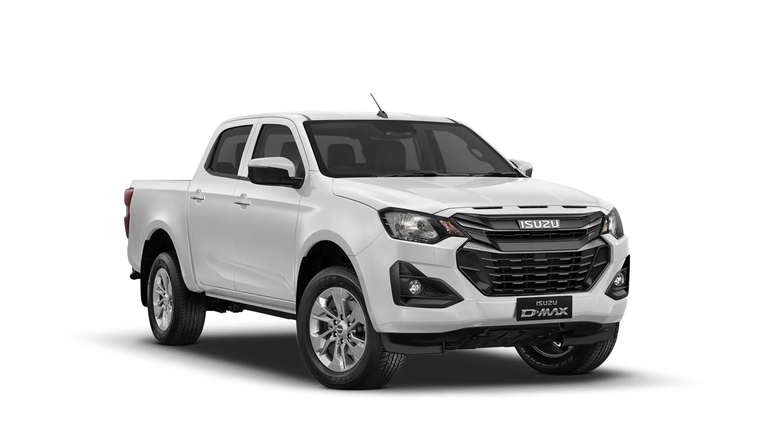 Splash White Isuzu D-MAX