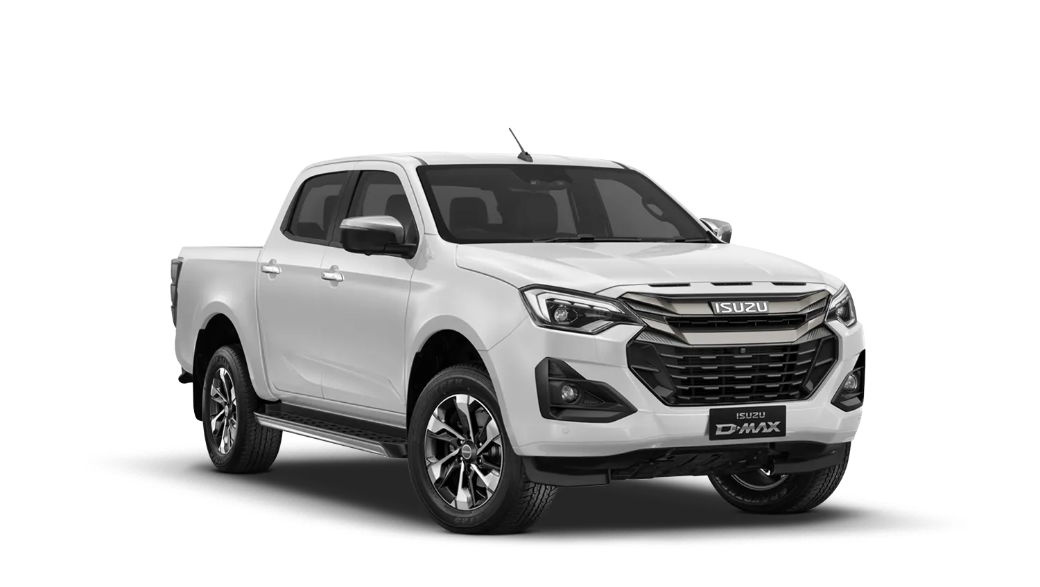 Splash White Isuzu D-MAX