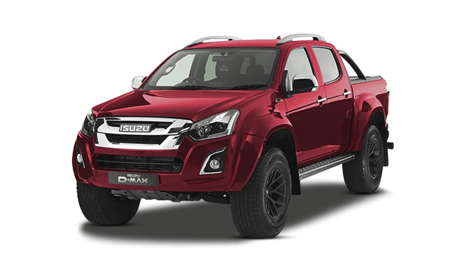 Spinel Red Isuzu D Max Arctic Truck