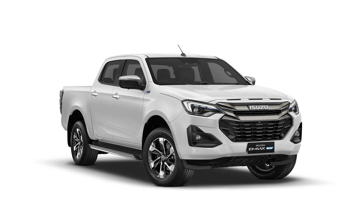 Splash White Isuzu D-MAX EV