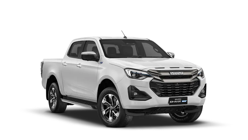 Splash White Isuzu D-MAX EV