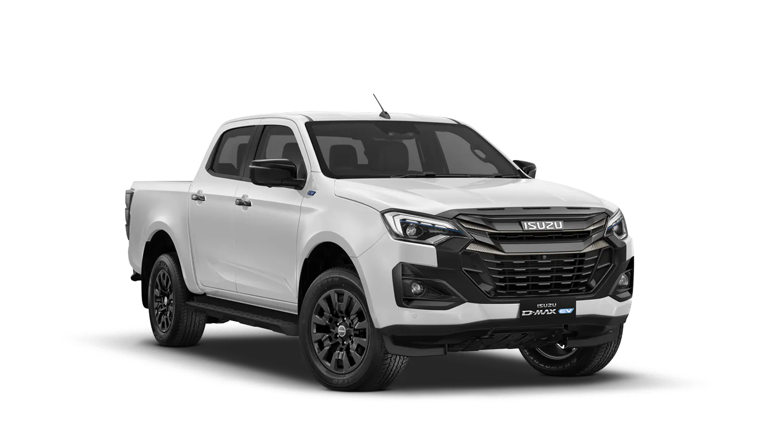 Splash White Isuzu D-MAX EV