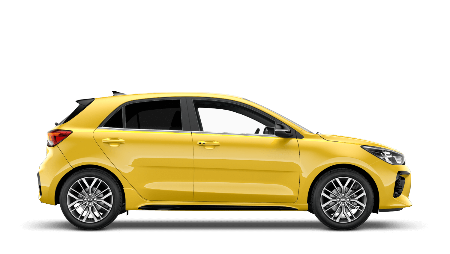 Kia rio yellow