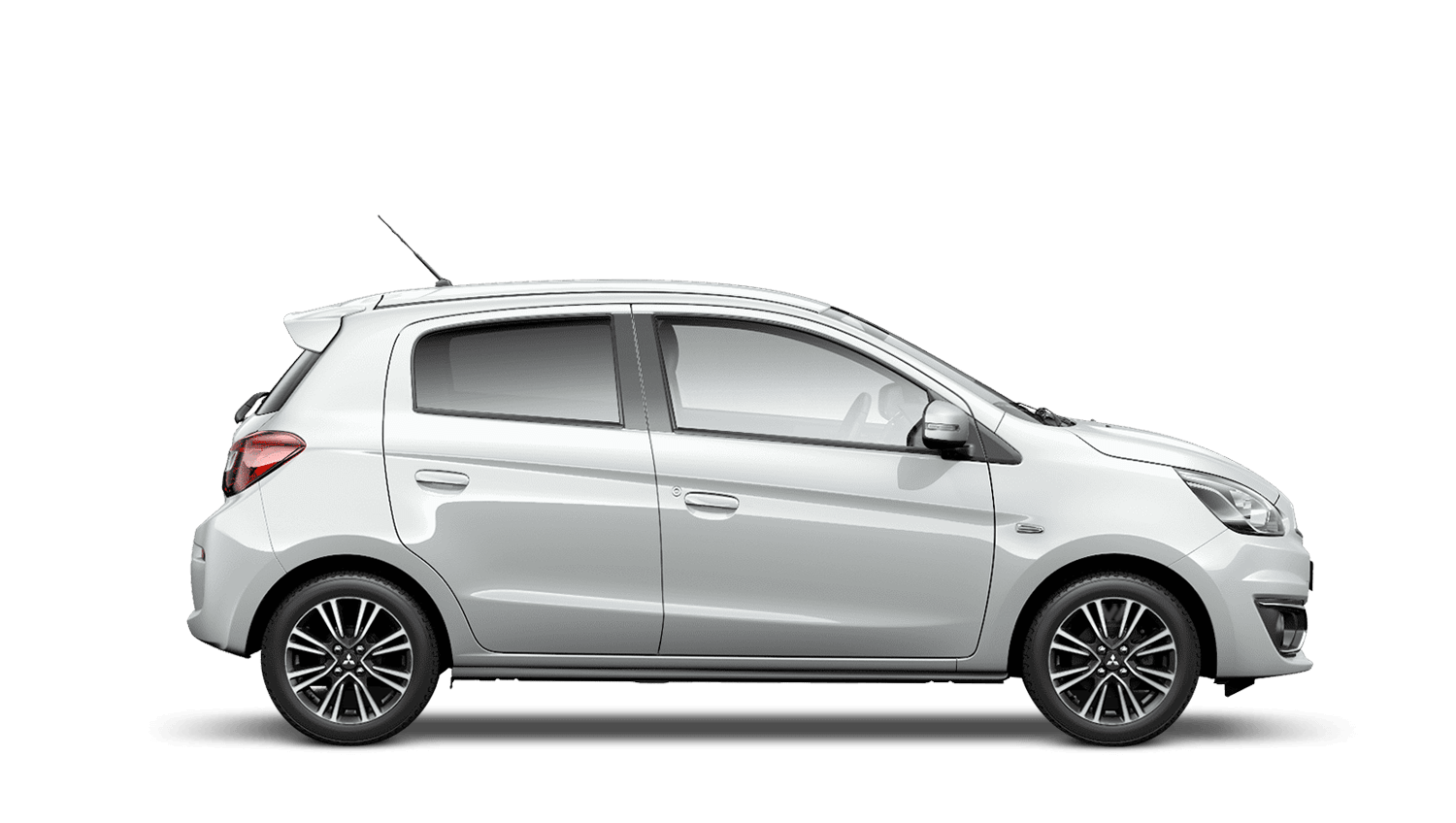 Polar White Mitsubishi Mirage