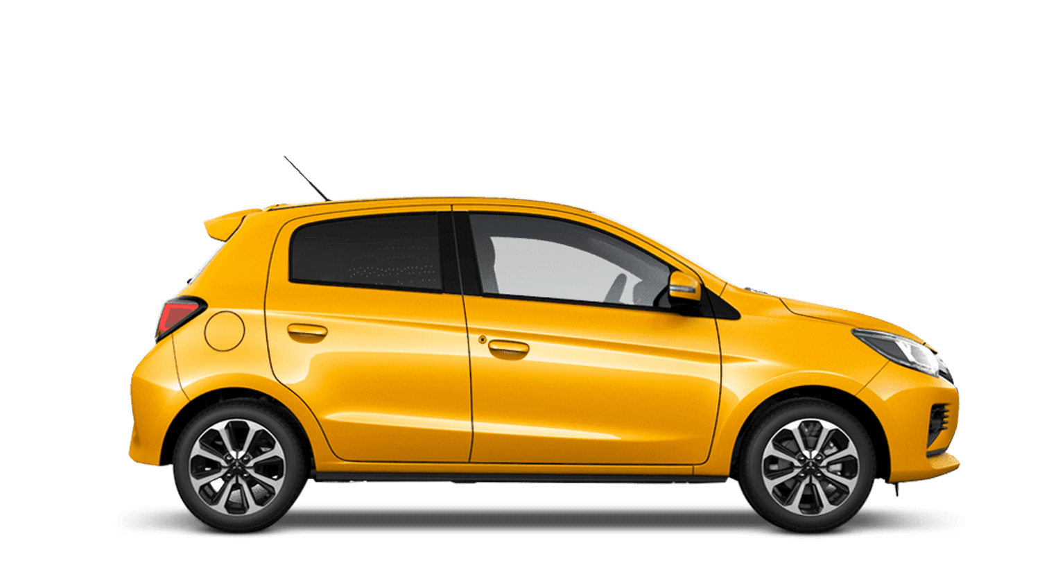Sand Yellow New Mitsubishi Mirage