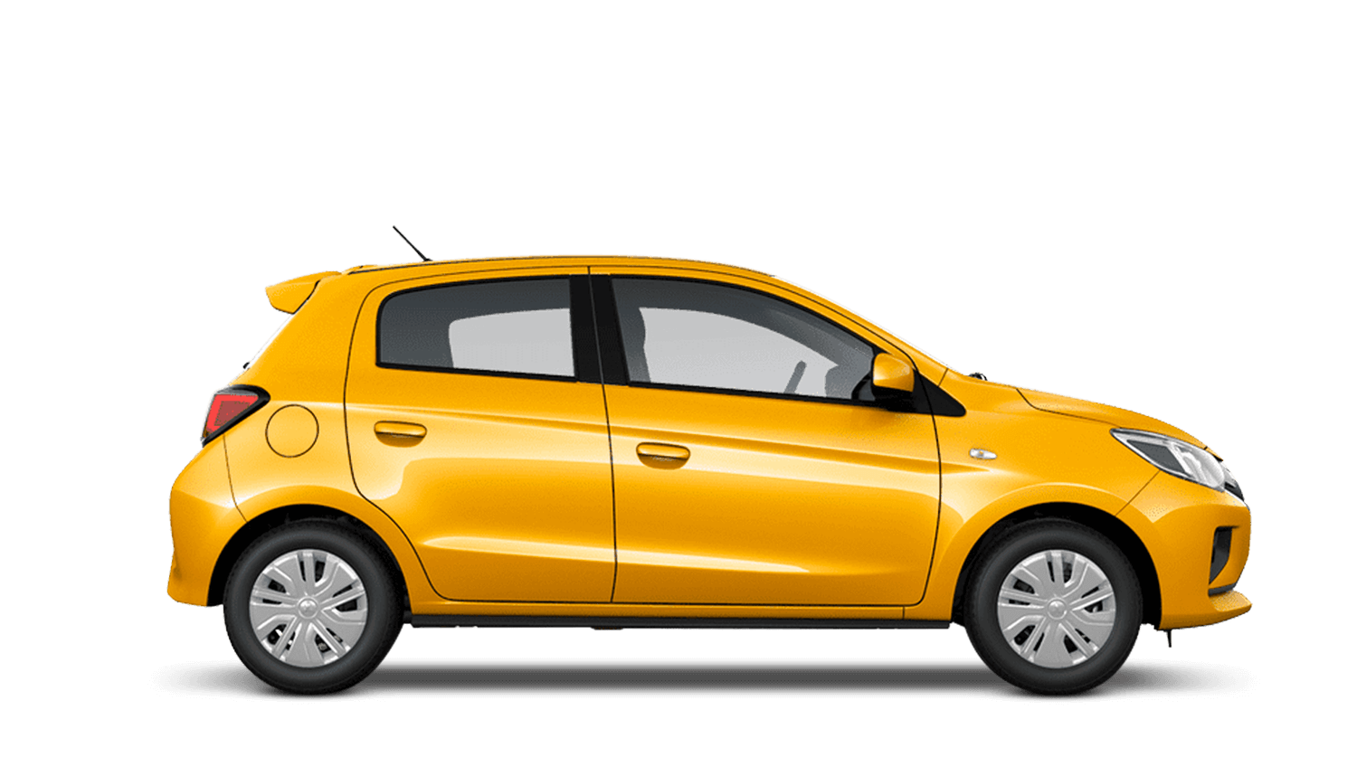 Sand Yellow New Mitsubishi Mirage