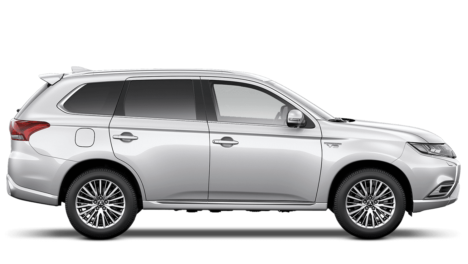 White Pearl Mitsubishi Outlander PHEV