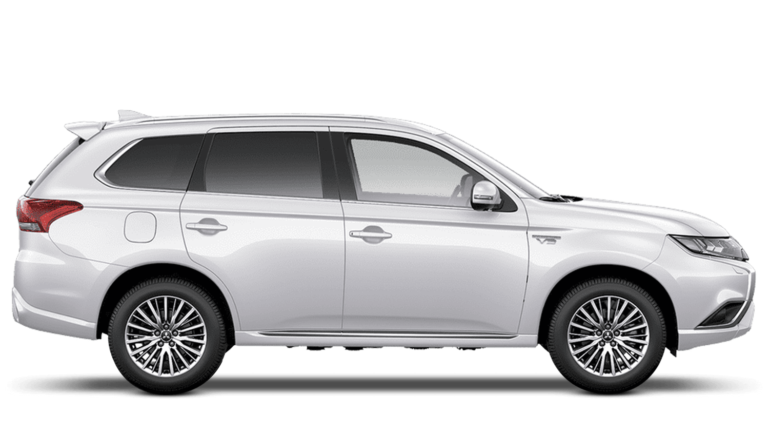 Frost White Mitsubishi Outlander PHEV