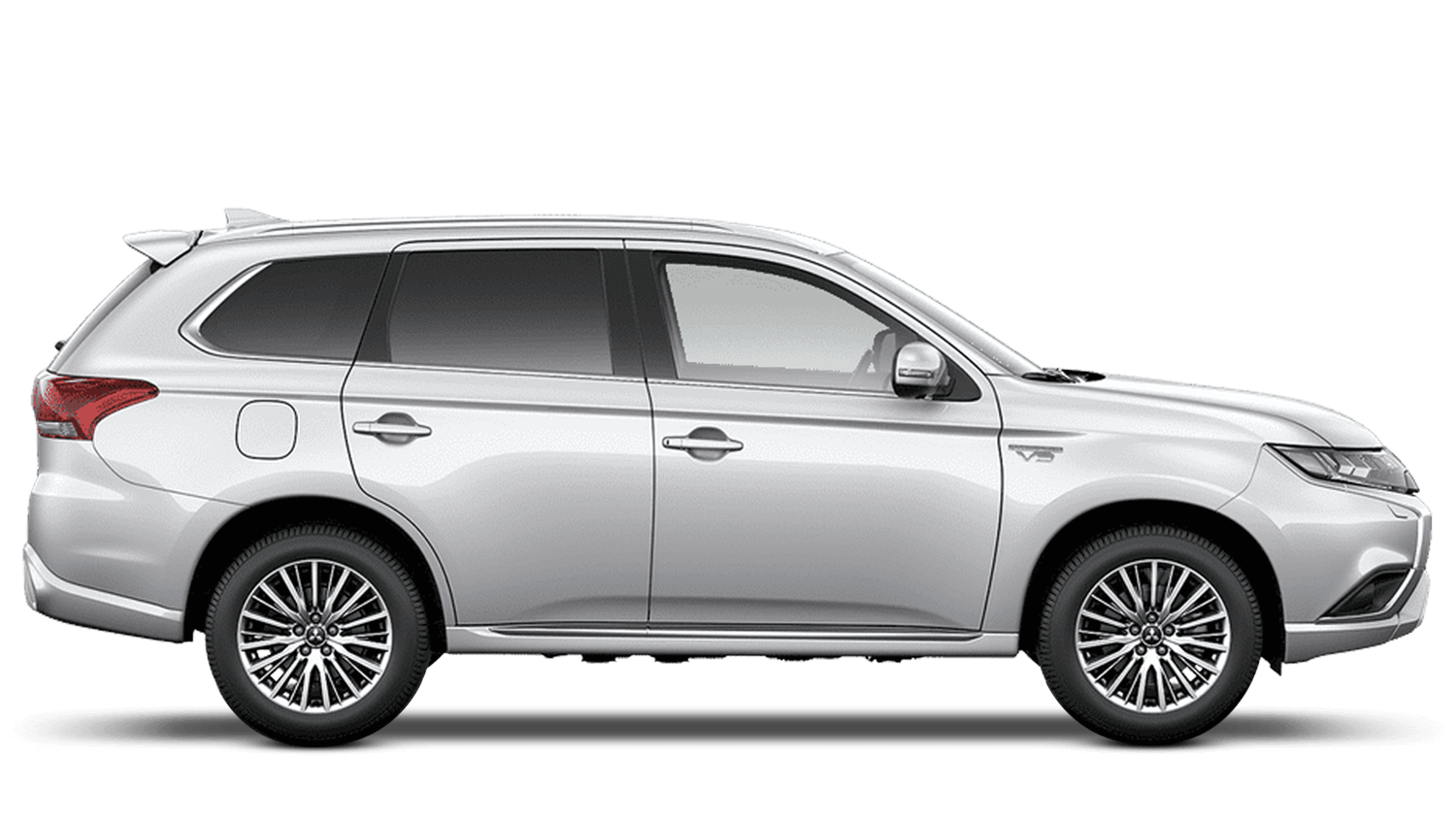 White Pearl Mitsubishi Outlander PHEV