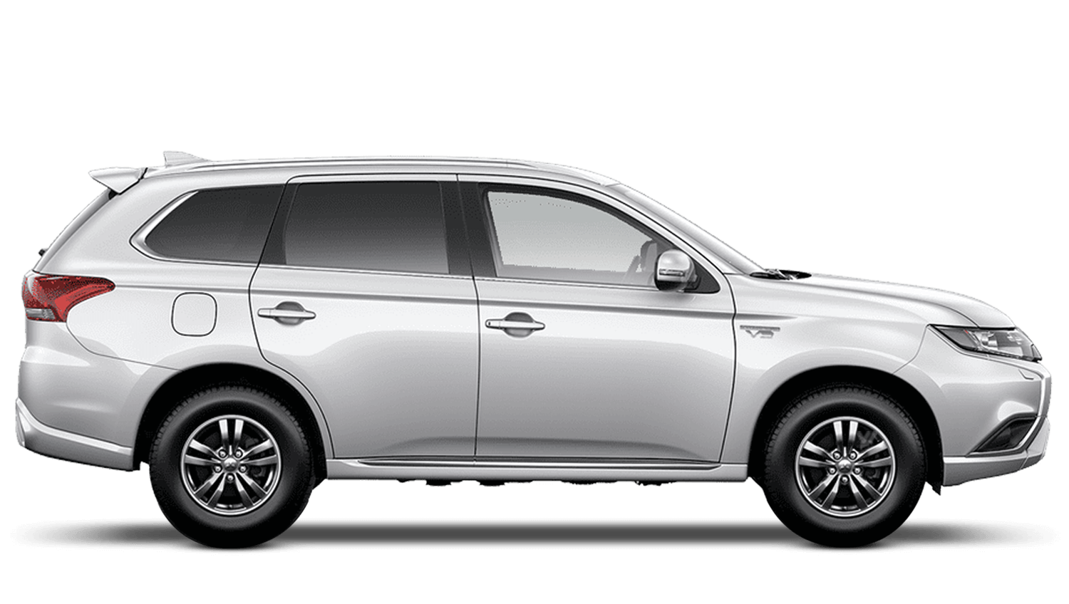 White Pearl Mitsubishi Outlander PHEV