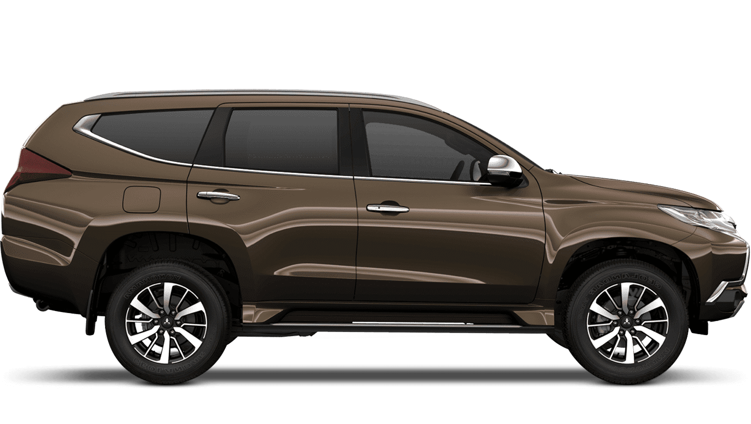 Deep Bronze (Metallic) Mitsubishi Shogun Sport
