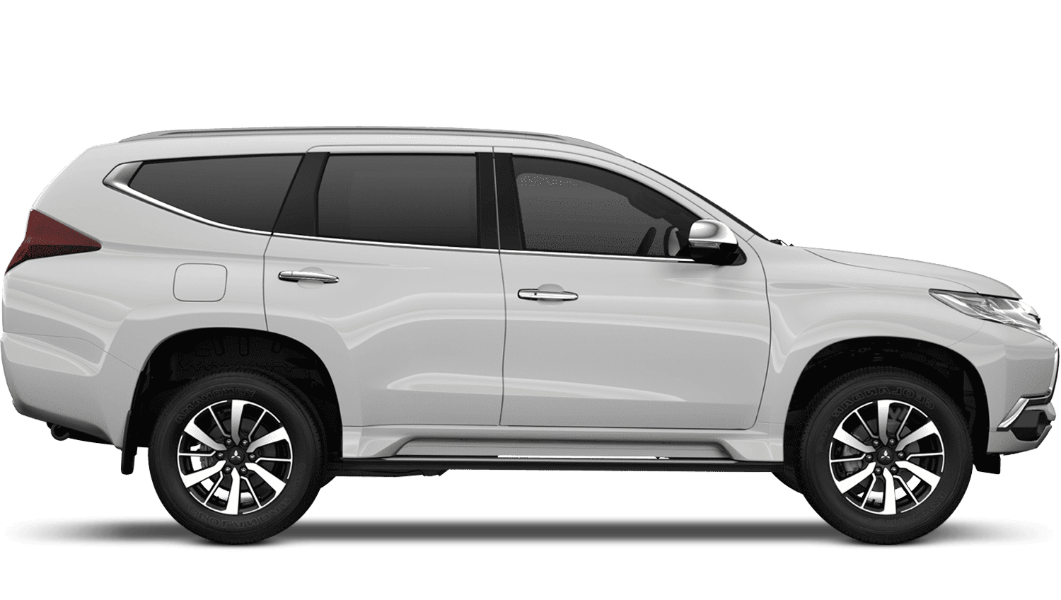 Polar White (Standard) Mitsubishi Shogun Sport
