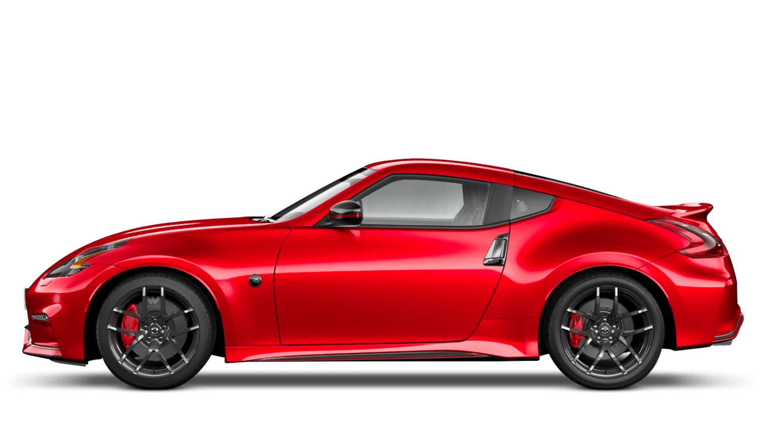 Vibrant Red Nissan 370z