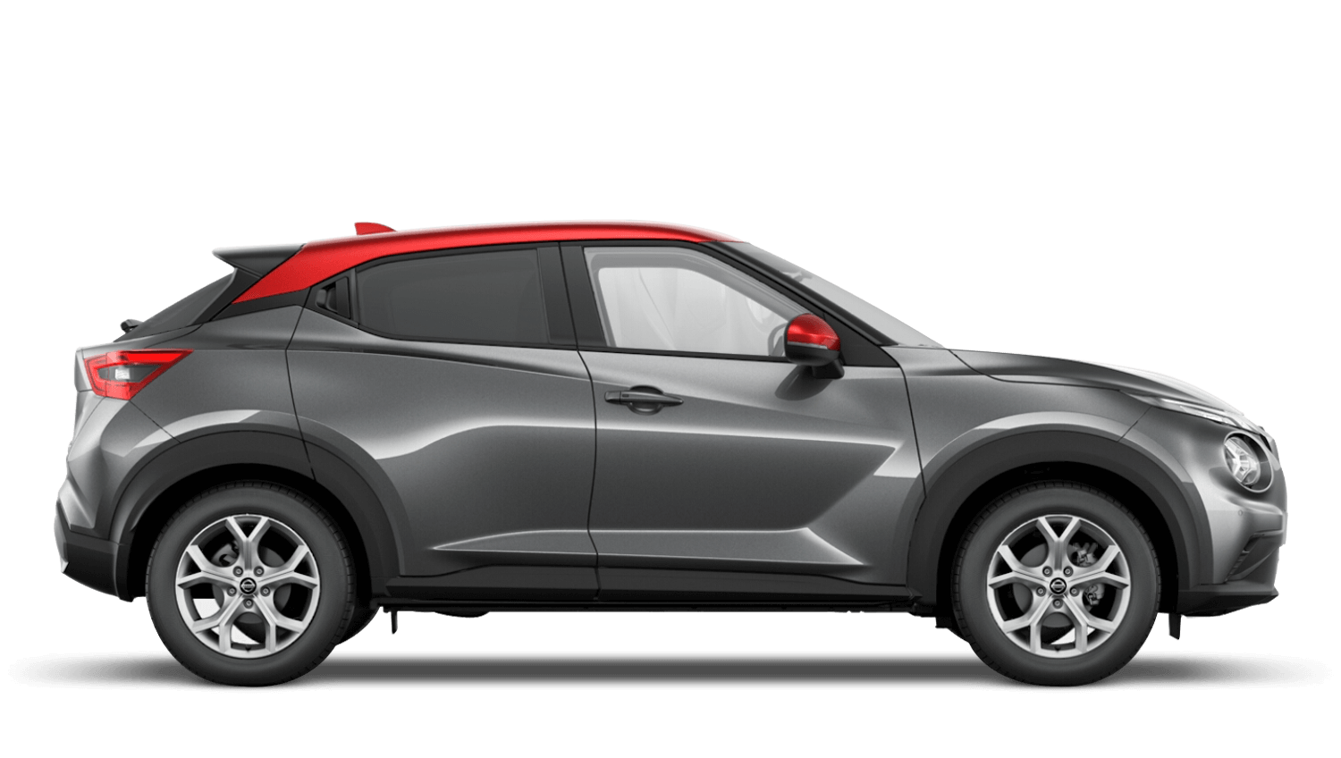 Gun Metallic with Fuji Sunset Red Roof Next Generation Nissan Juke