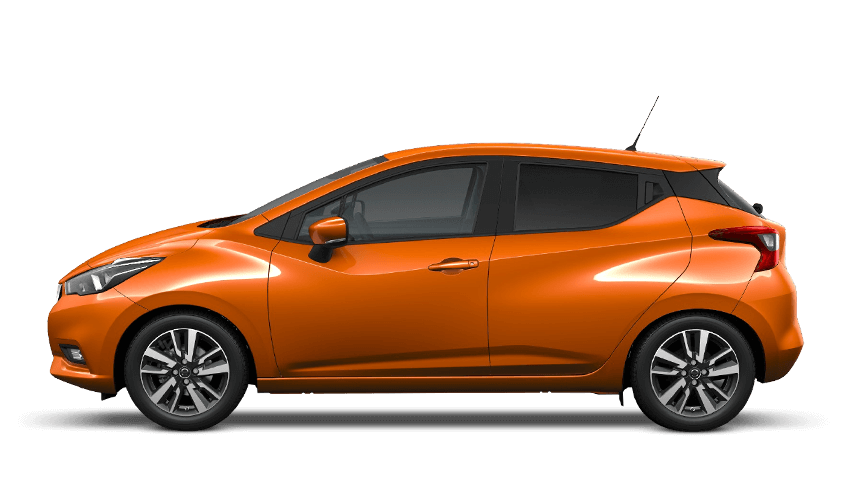 Energy Orange Nissan Micra