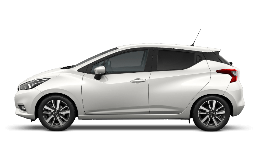 Glaze White Nissan Micra