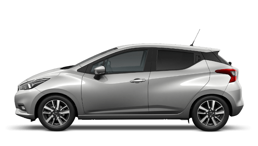 Platinum Silver Nissan Micra