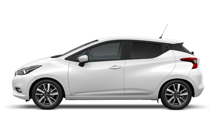 Solid White Nissan Micra