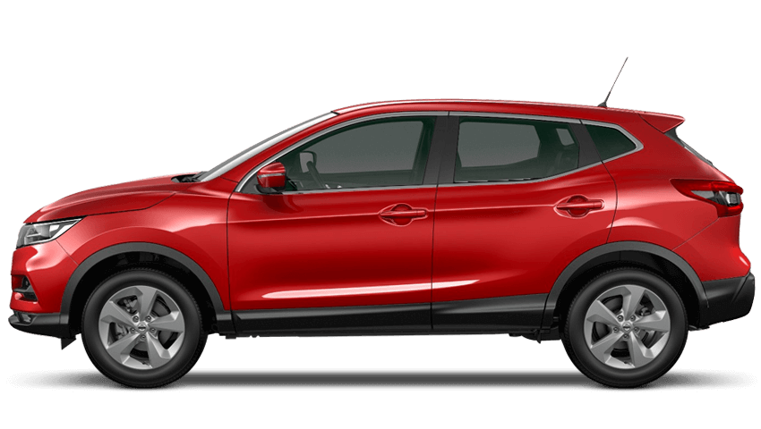 Flame Red Nissan Qashqai
