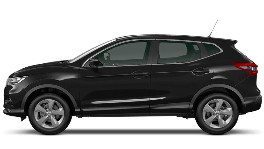 Pearl Black Nissan Qashqai