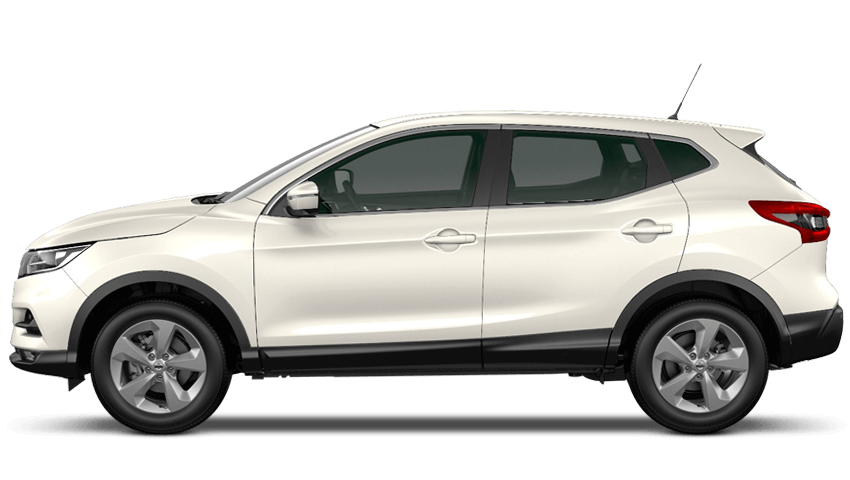 Storm White Nissan Qashqai