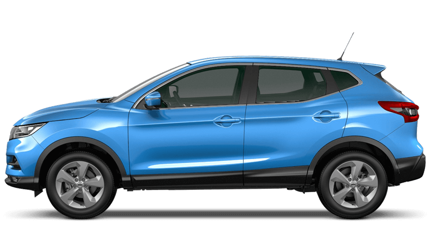 Vivid Blue Nissan Qashqai