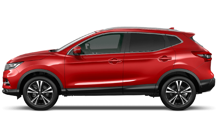 Flame Red Nissan Qashqai