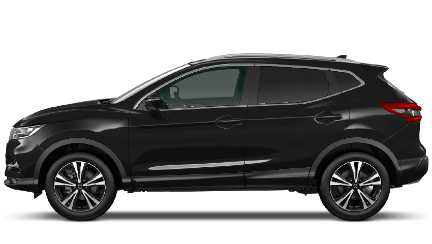 Pearl Black Nissan Qashqai